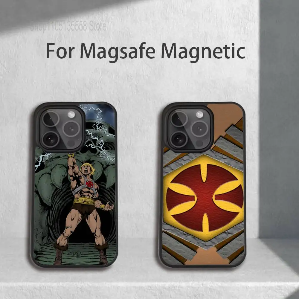 

H-He M-Man-S Phone Case For IPhone 17,16,15,Pro,Max,Air,14,Plus,13,12,11 Magesafe Wireless Charge Cover