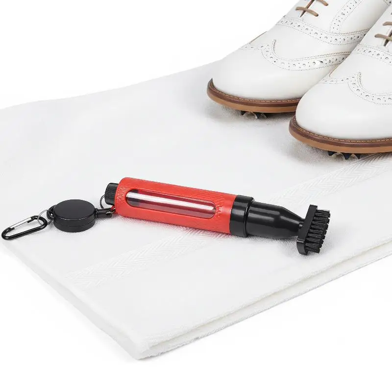 Golfschläger-Reinigungsbürste, tragbarer Sprüh-Groove-Reiniger mit ergonomischem Griff für Anfänger-Golfer, Trainingszubehör – Detail 4