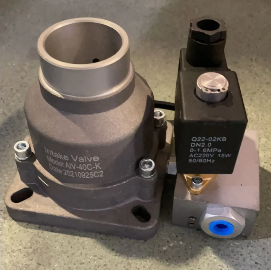 Screw air compressor intake valve assembly 7.5kw-132kw AI V - 25-40-50 - 65-85-120
