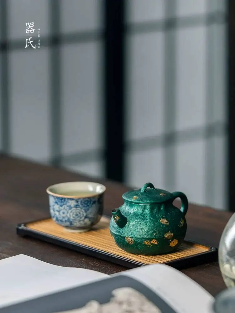 Qishi Lacquer Brewing Tea Single Pot Home Use Special Teapot For Da Hong Pao Xiao Qing Gan And Pu er