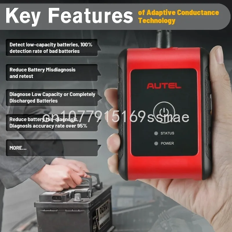 New Original Autel MaxiBAS BT506 Auto Battery and Electrical System Analysis Tool Works with Autel MaxiSys Tablet