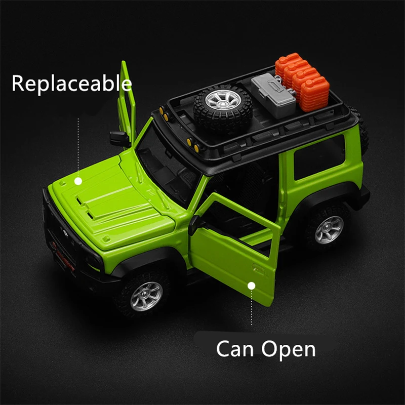 CCA 1:32 Suzuki Jimny SUV Modified Vehicle Assembly car DIY Alloy Car Model Diecast Metal Toy Vehicle Collection Kids Toy Gift