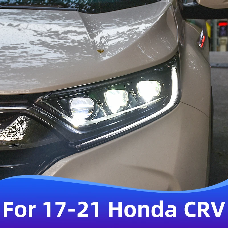 

For 2017-2021 Honda CRV retrofit upgrade full LED headlight assembly 6 low beam 6 high beam headlights