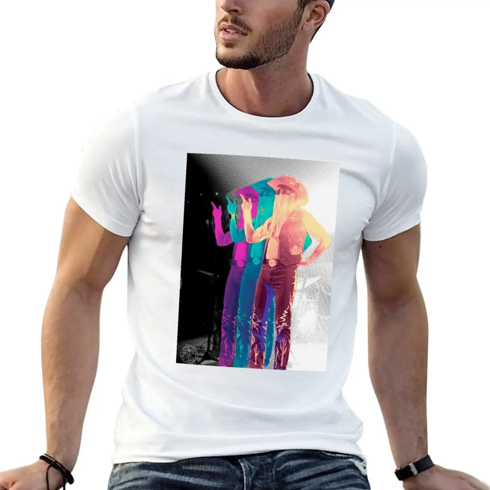 

Orville shirt t t for ft. Peck T-Shirt man casual man shirts for men Technicolor Trails