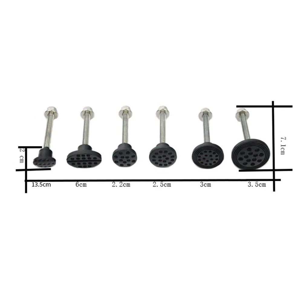 

6pcs Dent Removal Tool Durable Sucker Puller Gasket Puller Set Automotive Repair Metal Processing Tools