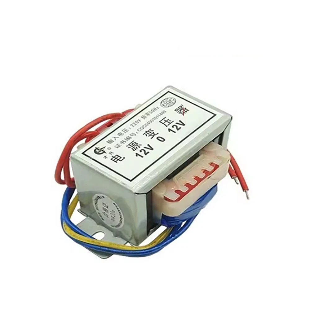 1Pcs 1W-80W Power Transformer 220V To 6v-0-6v 9v-0-9v 12v-0-12v 15v-0-15v 18v-0-18v 24v-0-24v Dual V 3 Line