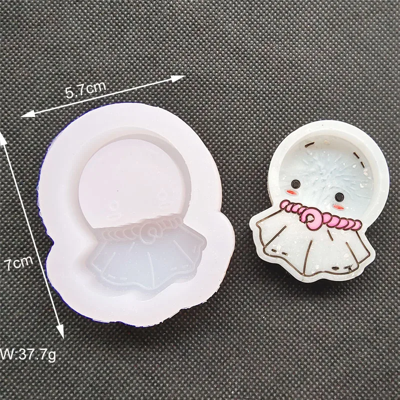 DIY Pig Car  shaker mold silicone phone jewelry tool jewelry molds