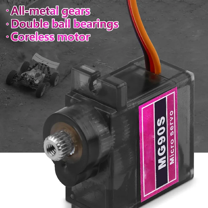 1/5/10pcs MG90S 9g Metal Gear Micro Tower Pro Servo Upgraded SG90 Digital Micro Servos for RC Vehicle Helicopter Boat Car Models