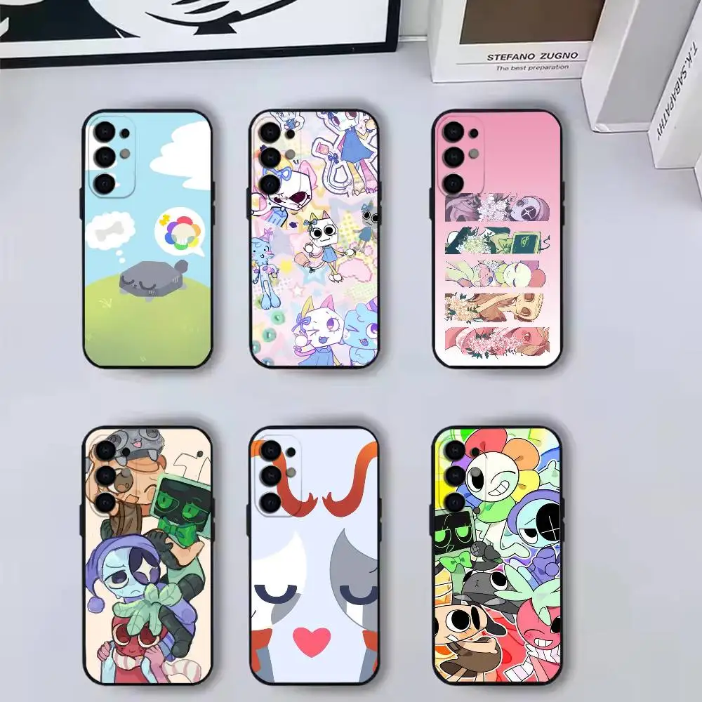 Dandys World Cute  Phone Case For Samsung S25,S24,S21,S22,S23,S30,Ultra,S20,Plus,Fe,Lite,Note,10,Black Cover