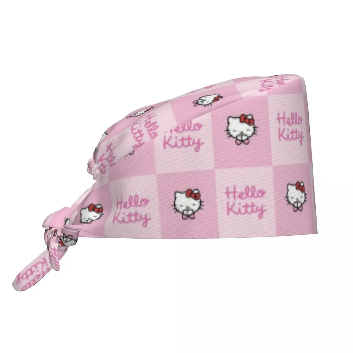 Hello Kitty Leopard Cartoon Scrubs Cap Classico Infermiera Cura Berretto chirurgico Uomo Donna Lab Doctor Spa Cappelli da lavoro Berretto