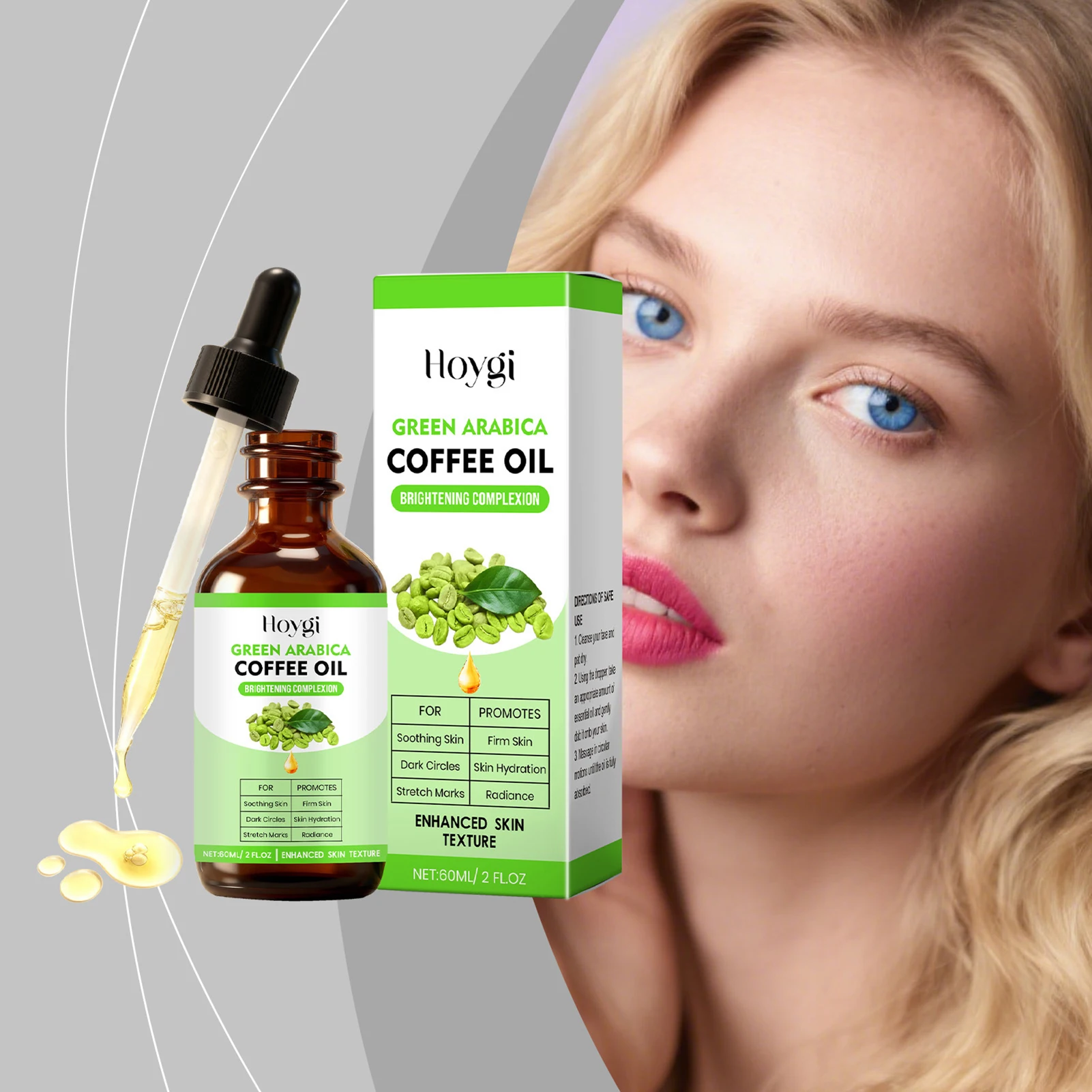 

Увлажняющая кофейная сыворотка для лица: натуральное средство для упругости и лифтинга кожи, уменьшает морщины и тонкие линии, для молодости и сияния кожи