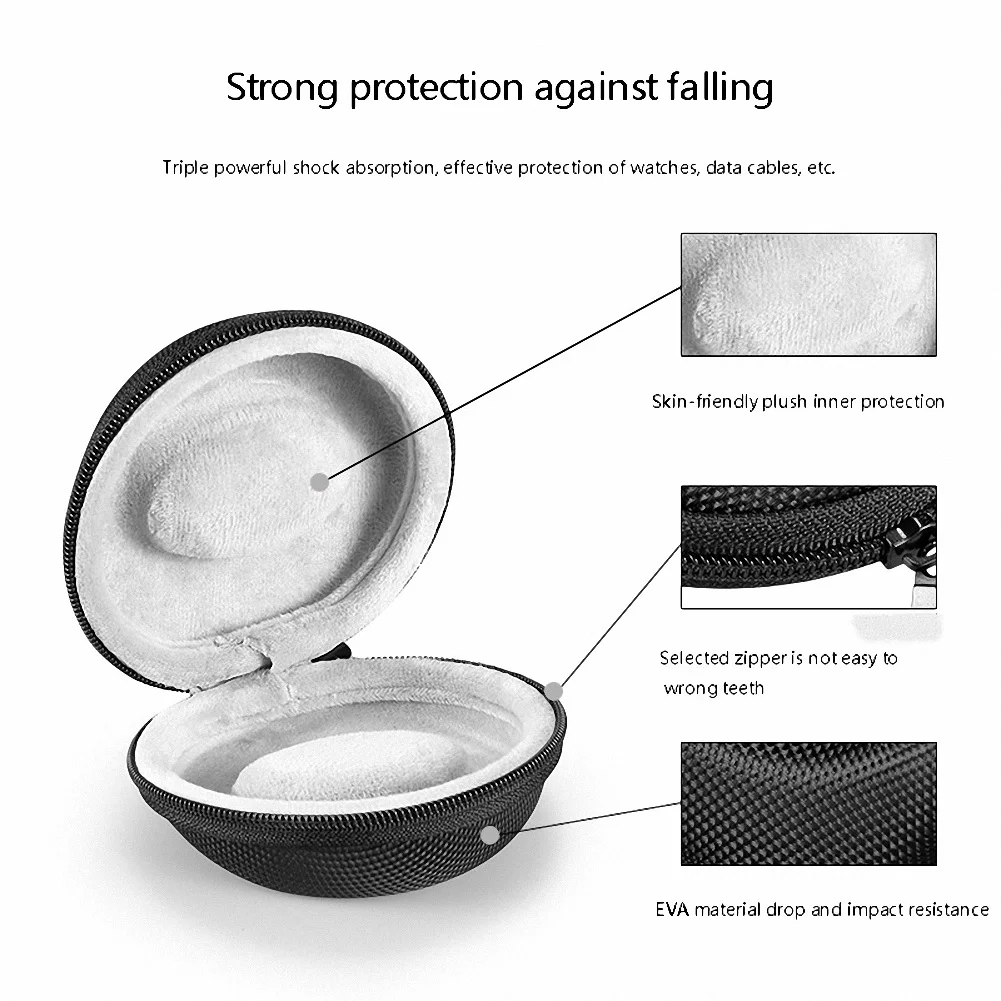 Carrying Case Travel Storage Box EVA Watch Protector Portable Jewelry Hard Case for Wristwatches