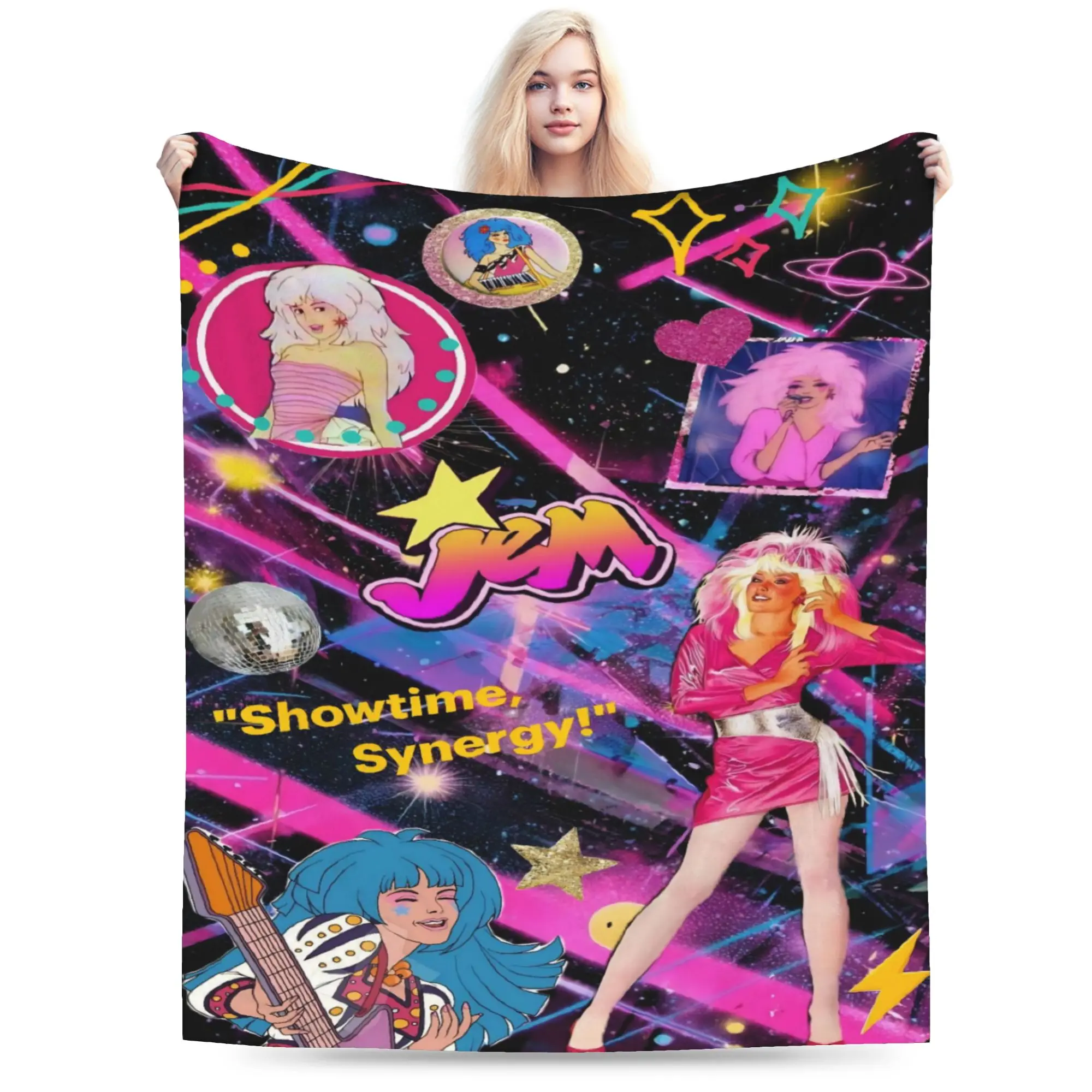 New Arrival Jem And The Holograms Blankets Super Soft Flannel  Relax Throw Blankets Machine Washable