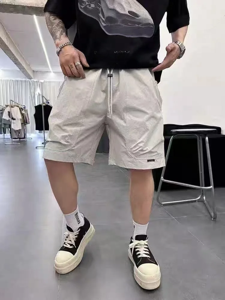 

American Style Lightweight Men's Five-Point Pants with Large Pocket Design And 3D Tailoring Casual Shorts Street Style Workwear