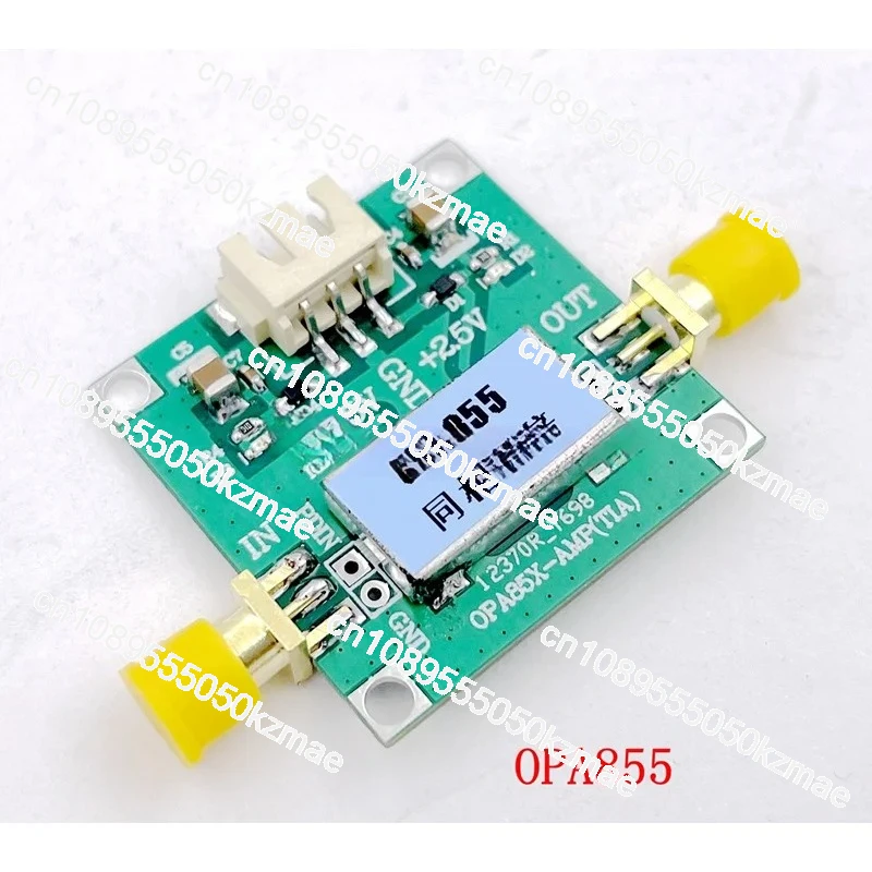 

Transimpedance Amplifier TIA for Photodiode | OPA855 8GHz Gain Bandwidth Op Amp | Low Noise LNA for High-Speed Data Acquisition
