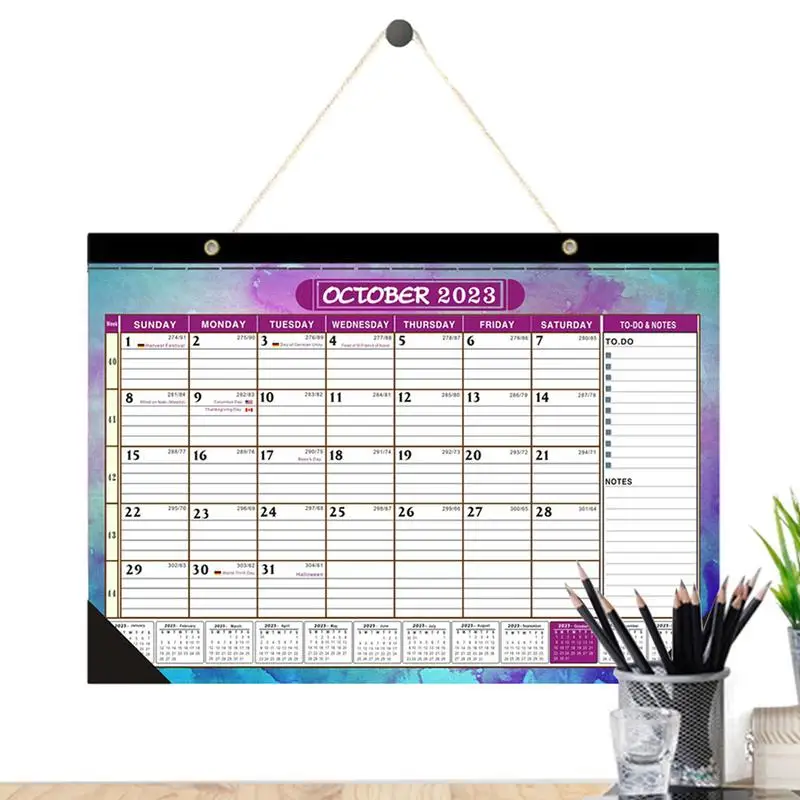 

12 Month Wall Calendar Simple 2024 Jan Dec Calendar 12 Month Calendar For Home School Classroom Colorful Calendar For Working