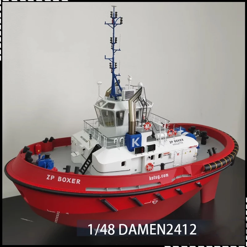 Ship Model 1/48 515mm Remote Control Ship RC Boats  DAMEN 2412 Ship Tug DIY Assembly KIT Model Toys