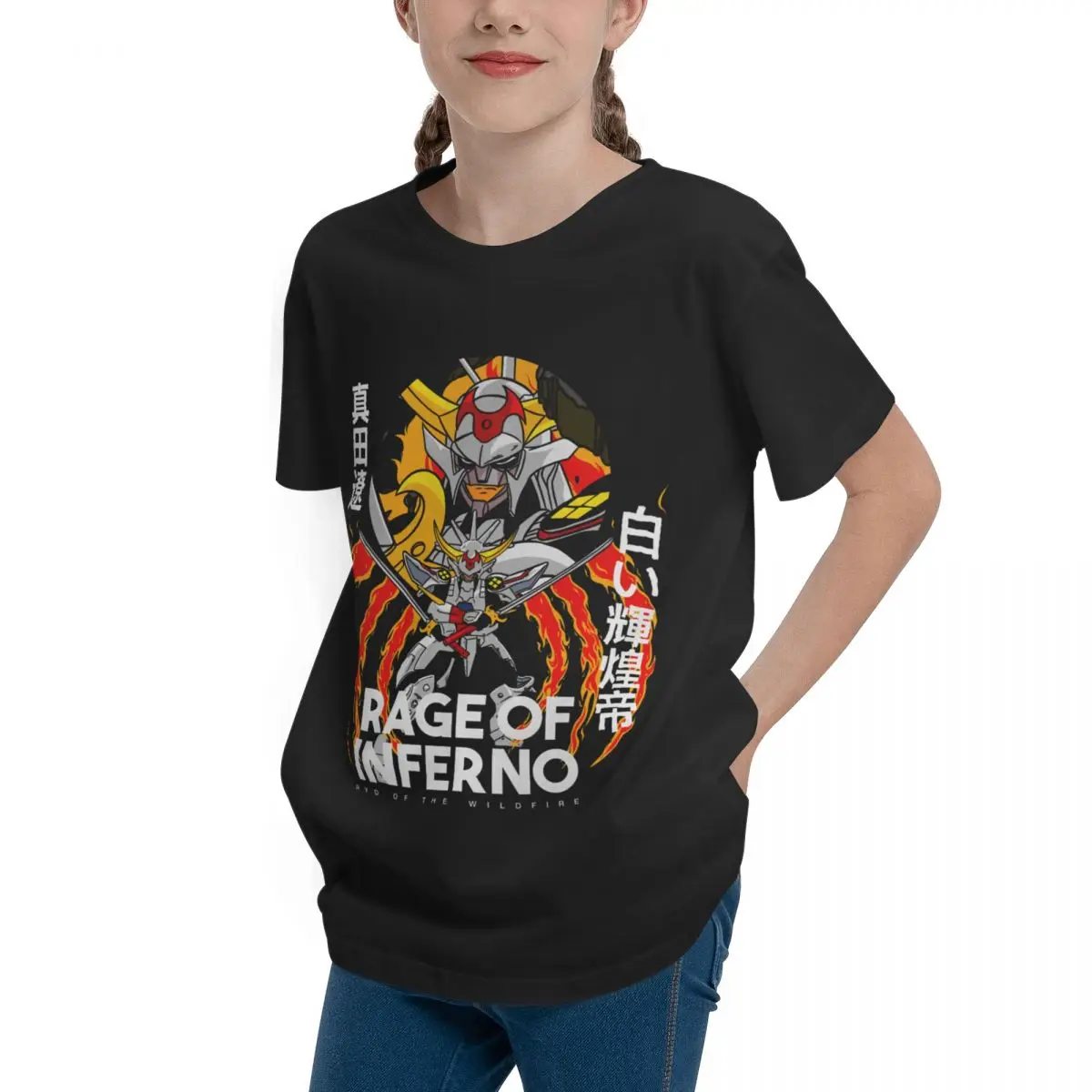 Teeanger Basic Short Sleeve T-Shirt Ryo Of The Wildfire Classic For Y FreshTop quality T-shirts Classic Funny Joke Teenagers