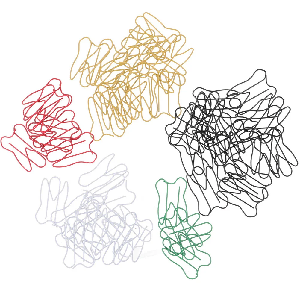 60 Pcs Fairy Tooth Paper Clip Baby Toothpicks Bookmark Clips Iron Coin Stitch Markers