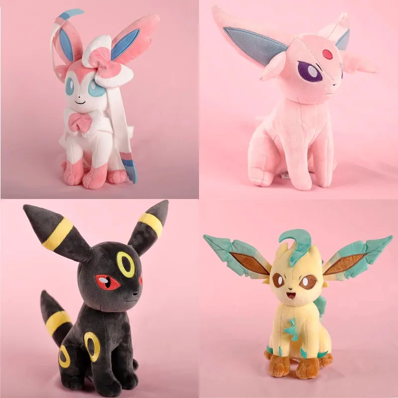 

Pokemon Animal Stuffed Plush Toys Eevee Sylveon Leafeon Glaceon Umbreon Espeon Soft Doll Birthday Gift for Kid