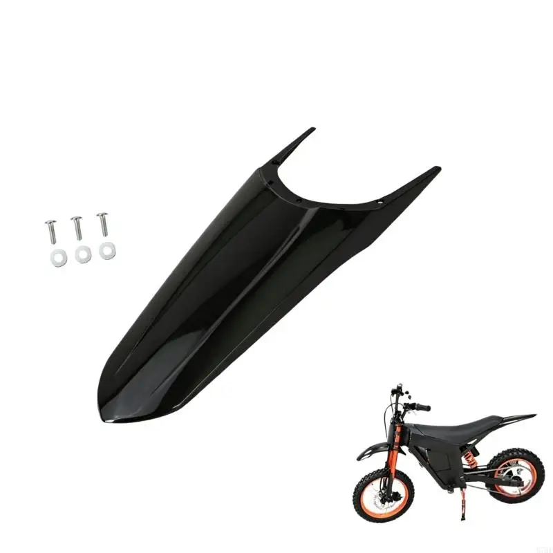 M76E Elektro-Dirtbike-Hinterradschutz, Schwarzes ABS-Schutzblech mit Formteil und Befestigungsmaterial für Tuttio 01 E-Bike – Detail 9