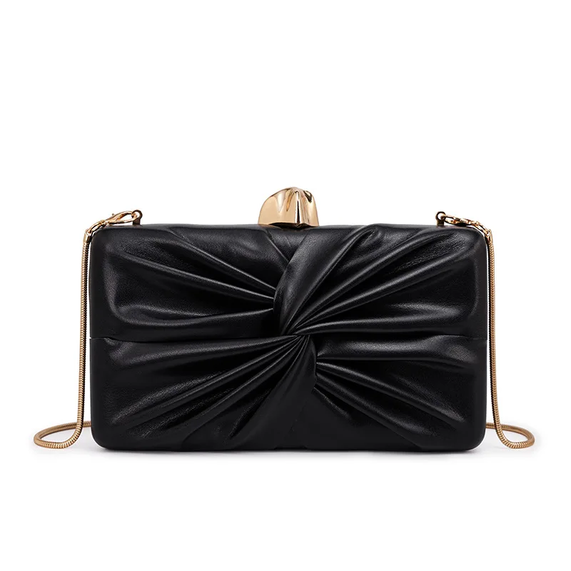 

Luxury Women Evening Bags Elegant Dinner Banquet Clutch Bags Chain Envelope Design Cover Messenger Handbags Trendy Envelope Bags