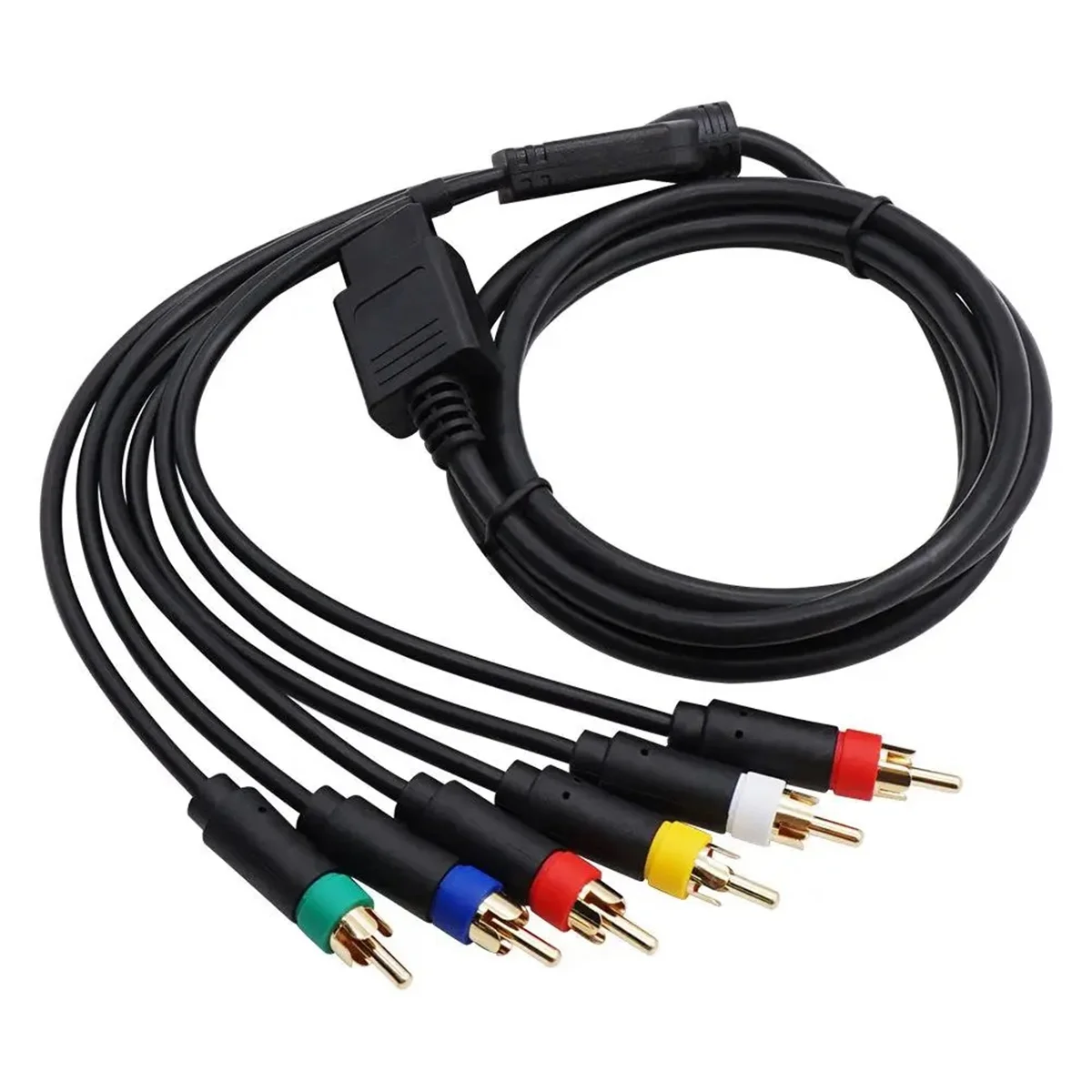Cabo SMIEA RGB/RGBS para consoles de vídeo N64 SFC SNES NGC Cabo composto de estabilidade forte sem adaptador BNC