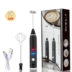 Electric Milk Frothers Handheld Wireless Blender USB Mini Coffee Maker Whisk Mixer Cappuccino Cream Egg Beater Mini Blender