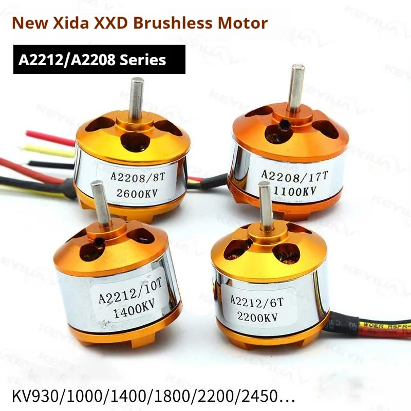 

XXD A2212 930KV 1000KV 1400KV 2200KV 2450KV 2700KV Бесщеточный двигатель для радиоуправляемых самолетов с неподвижным крылом Мультироторные дроны FPV