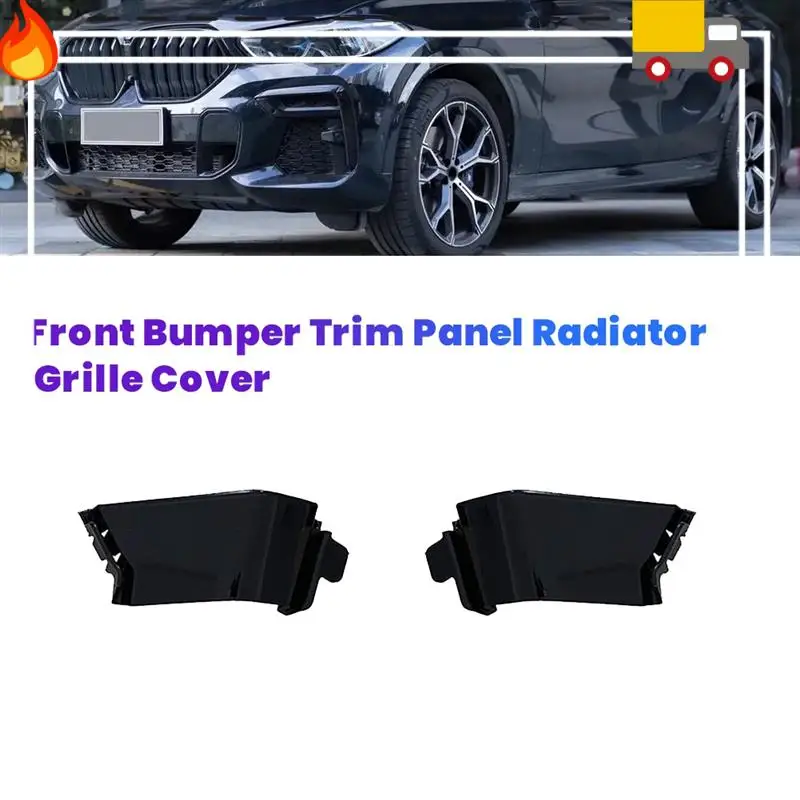

Discount-1Pair Car Front Bumper Trim Panel Radiator Grille Cover For BMW X6 G06 LCI 2023 51115A370D5 51115A370D6 Left+Right