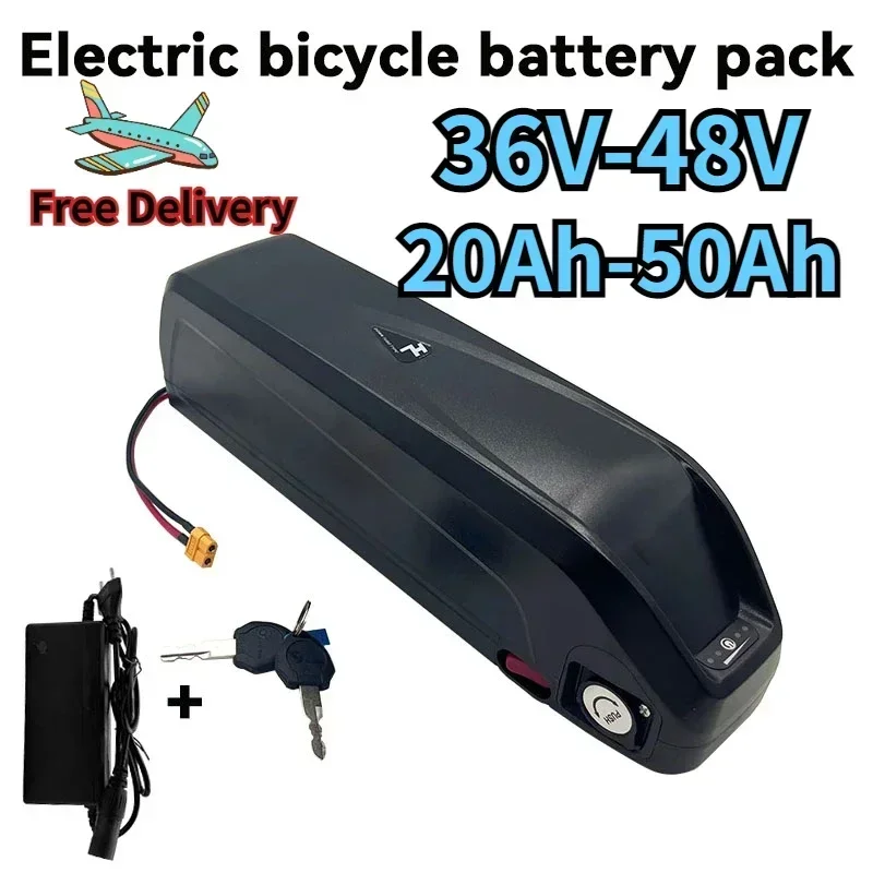 Electric Bicycle Hailong Battery 36V 48V USB 18650 BBS02 BBS03 BBSHD 20Ah 30Ah 40Ah 50Ah Scooter Battery