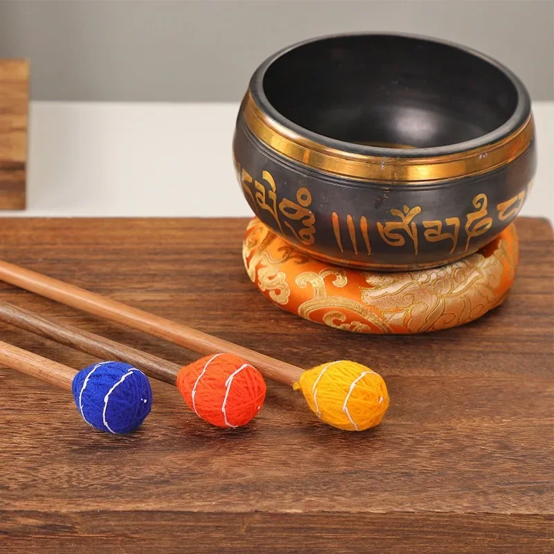 Hand-made Singing Bowl Stick Yoga Meditation Parts Singing Bowls Sound Therapy Rapping Bar Accessory Professional  Accessories