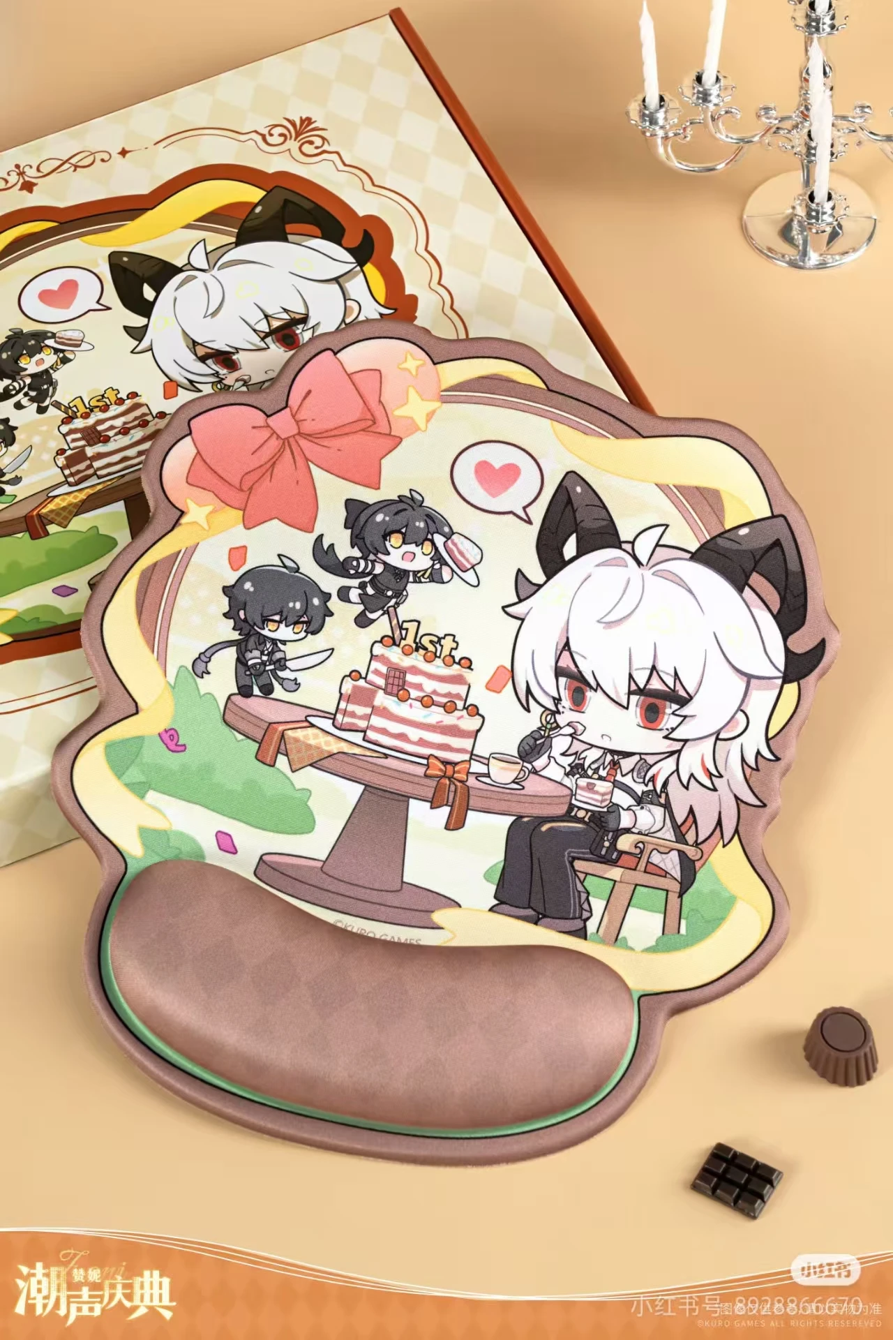 [Merchandise ufficiale] in stock Gioco Wuthering Waves 1° anniversario Tappetino per mouse Zani