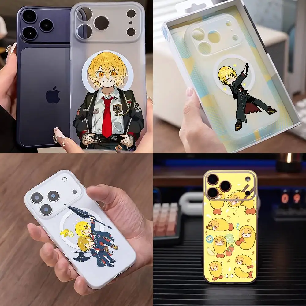 

L-Limbus C-Company Don Quixote Phone Case For iPhone 12,16,11,14,13,17,15,Pro,Max,Plus,E,Air,Mini Wireless Charge Magnetic Clear