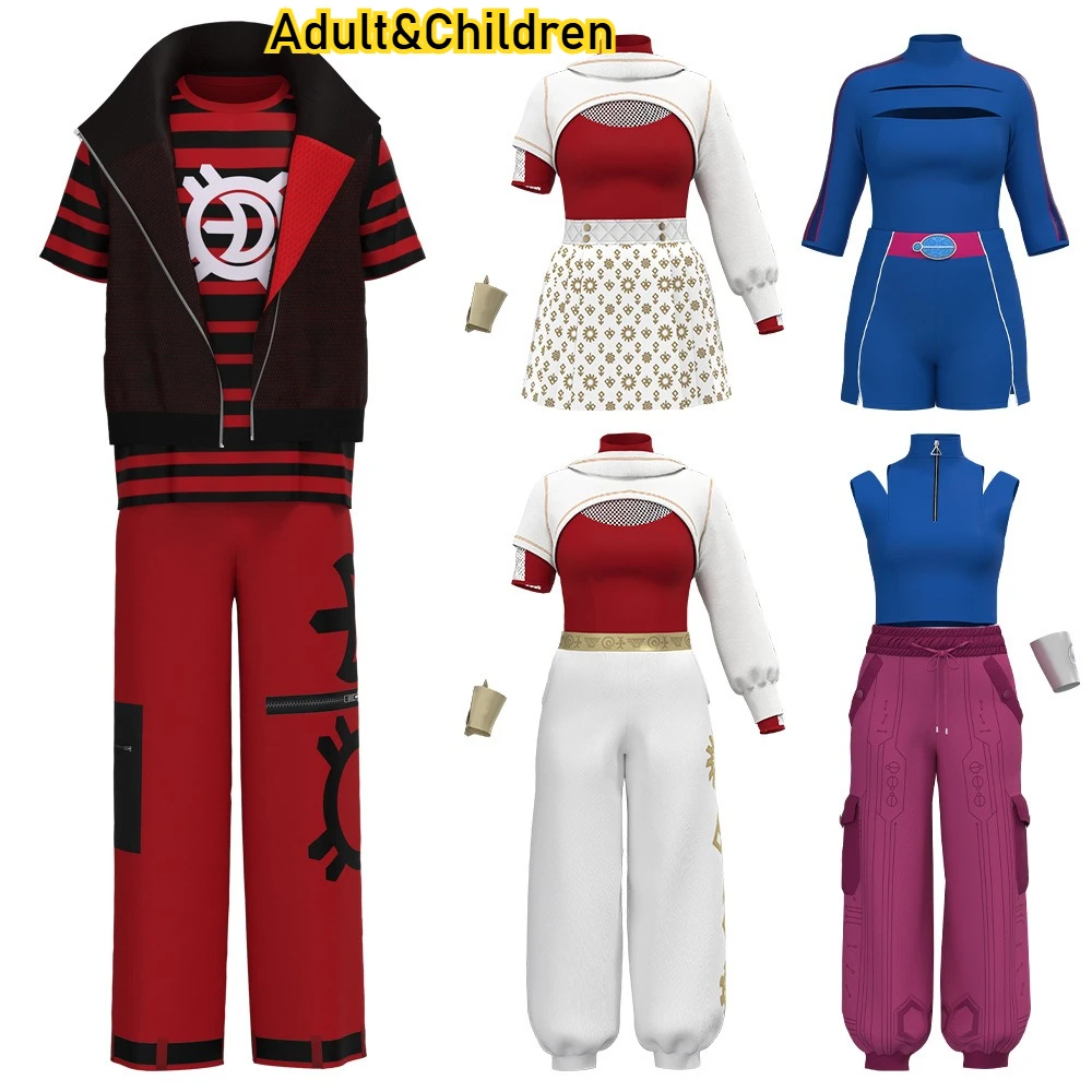 

Movie Z4 Victor Cosplay Costume Adult Kids Addison Suit for Women Girl Vampires Dawn Disguise Outfits Halloween Carnival Suit