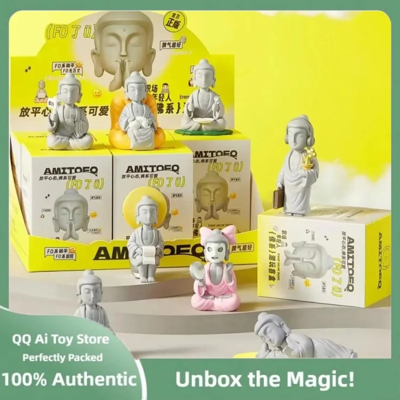 

Горячая подлинная Fo Le U Relax Buddha'S Tide слепая коробка Будда аниме экшн креативная фигурка Mystery Box коллекционная модель подарок на день рождения