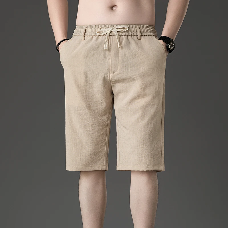 

Men Summer New Style Breathable Shorts Beach Shorts Male Shorts Summer Breeches Cotton Casual Bermudas Shorts Classic Clothing
