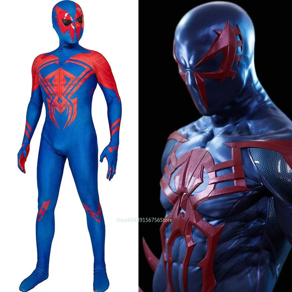 Superhero 2099 Miguel O'hara Spiderman Jumpsuits Cosplay Costume Spiderman Across The Spider Verse Christmas Kids Adult Bodysuit