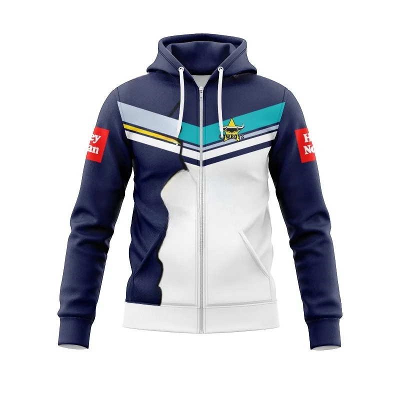 Zip Hoodie North Queensland Cowboys 2024 Men's United Shirt