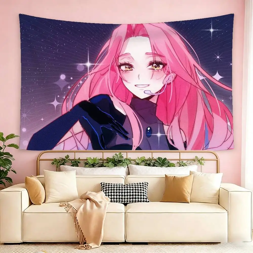 Anime A-LIEN STAGE Mizi Round Flags Suitable For Party Club Outdoor Interior Wall Decoration Banner Fans Gift
