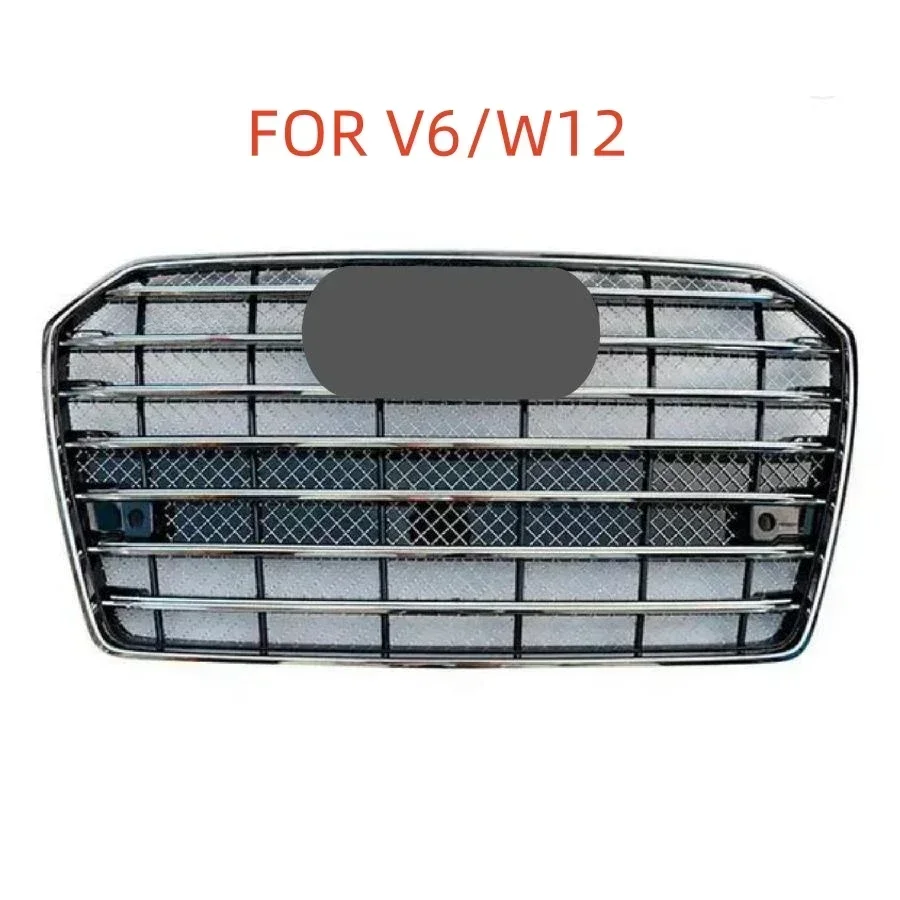 

Car Front Bumper Grille for Audi RS6 for A6/S6 C7 2016 2017 2018 (Refit for RS6 Style) Car Accessories tools