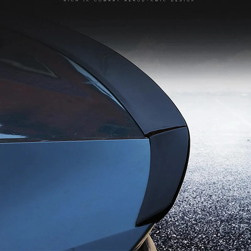 

Elantra CN7 2021-2023 Car Rear Trunk Lid Lip Body Kit Spoiler Wings ABS Black Carbon Tuning Exterior Accessories