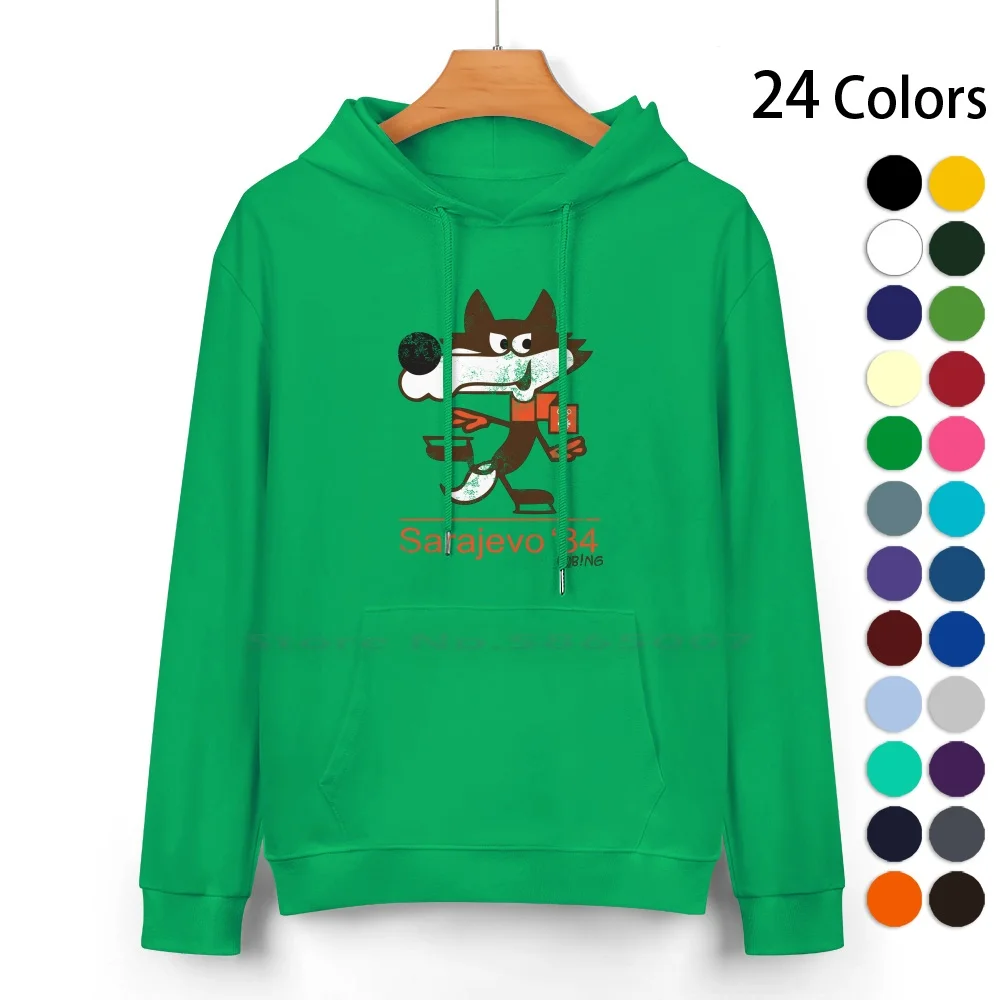 Vucko Cotton Hoodie Sweater 24 Colors Sssr Amir Hrvatska Fico Bosna Cipiripi Jugoslavija Bing Majice Vucko Olimpijada Burek