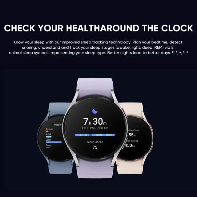 Samsung Montre connectee Galaxy Watch 5 ecran en verre saphir mesure de la pression arterielle ECG montre de fitness charge rapide 44mm original AliExpress