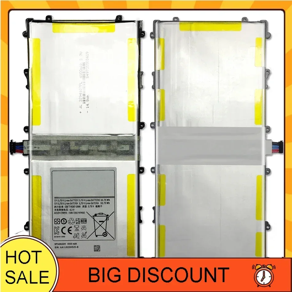 Li-Polymer Tablet Battery, For Samsung Google For Nexus 10, GT-P8110, HA32ARB,for Nexus10, SP3496A8H, 9000mAh