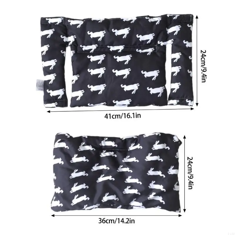 f19f 귀여운 유아 식당 의자 쿠션 흙 방향 분리 가능한 높은 의자 쿠션 패드