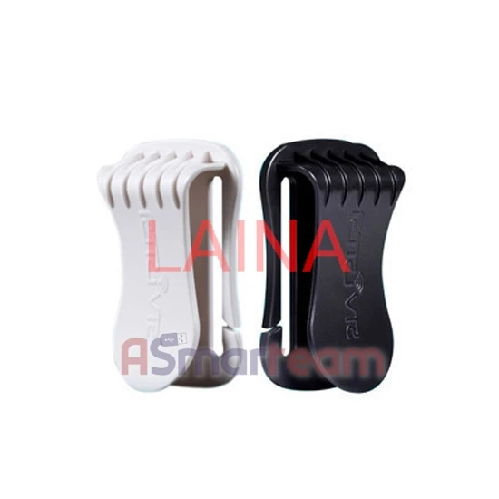 White + Black 2pcs Universal Lens Cap Anti-losing Clip Holder Buckle for DSLR Camera Nikon Canon