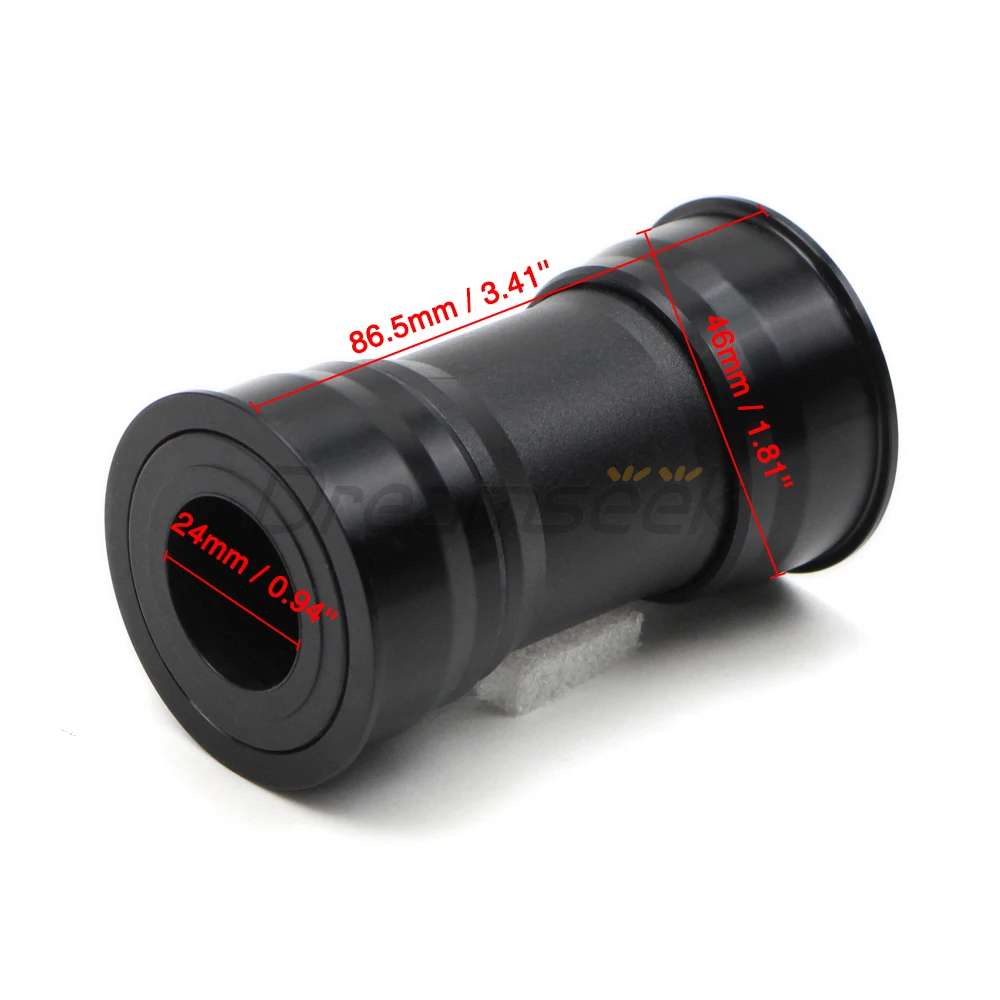 Bike Bottom Bracket BB386 Road Bicycle Press-in BB Sealed Bearing 86.5mm Shaft Core 24mm Aluminum Alloy High Quality Accessories