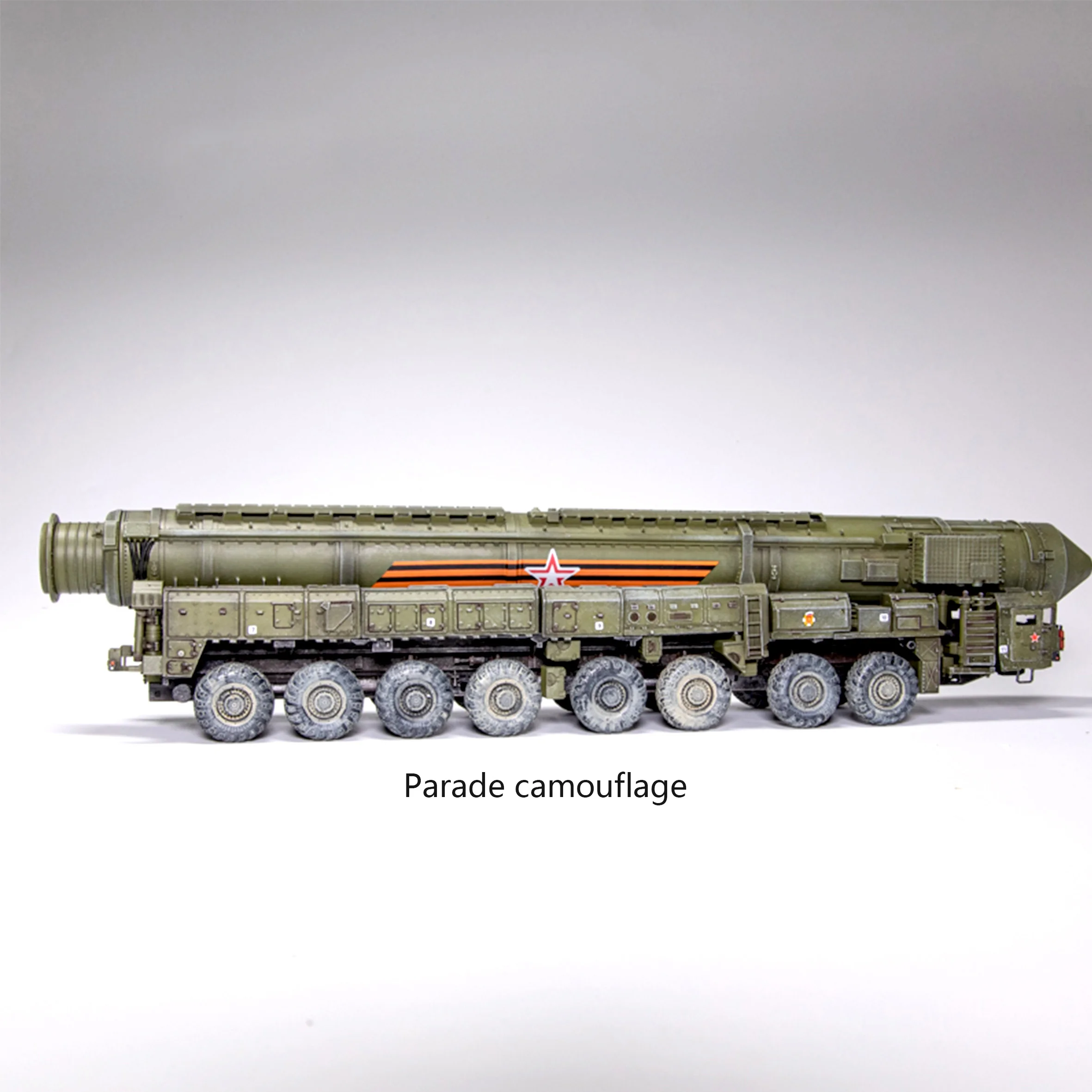 1: 72 AM Russian TOPOL-M RT-2PM2 intercontinental ballistic missile model (metal strut) Finished product collection model