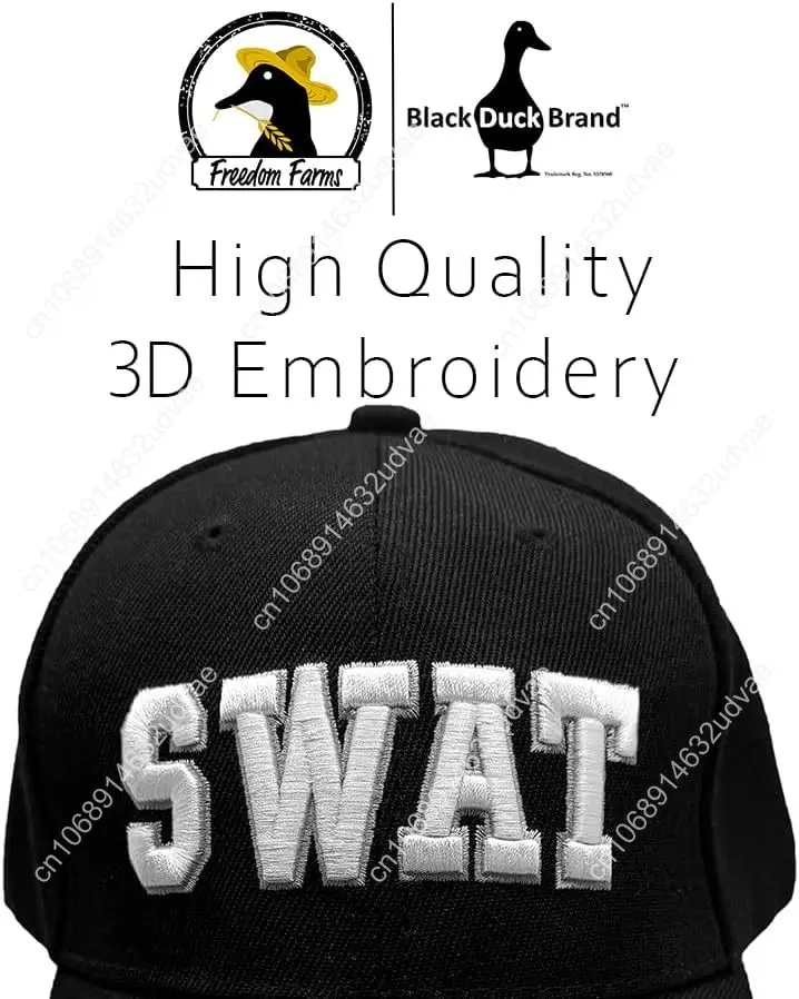 Law Enforcement Baseball Cap & Metal Handcuffs for Costumes, Parties, Events